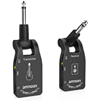 ammoon Inalámbrico Guitarra Receptor Transmisor de Guitarra Sistema de Guitarra Cable Inalámbrico (2.4G)